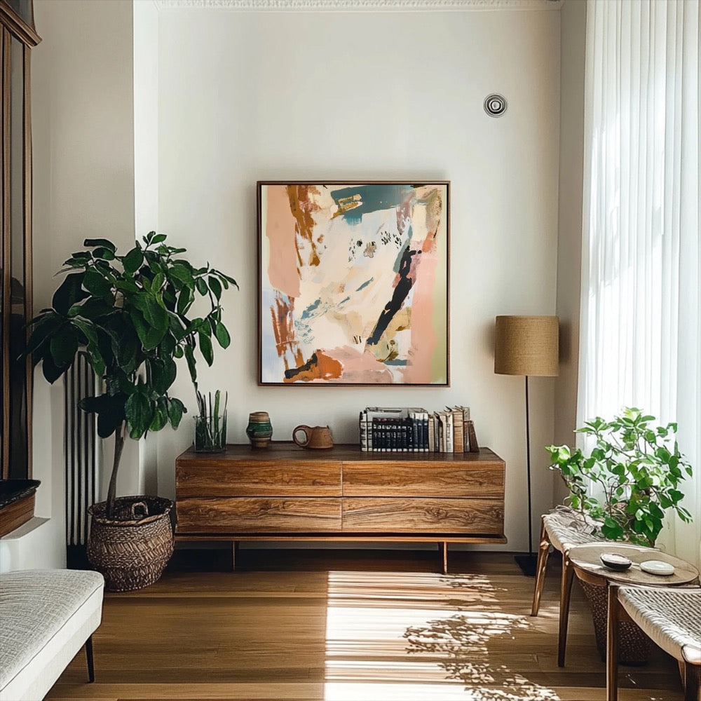 Large Earth Tones Minimalism Wall Art - Modern Painting for Home Decor - Contemporary Art Minimalism Wall Decor, Large Abstract